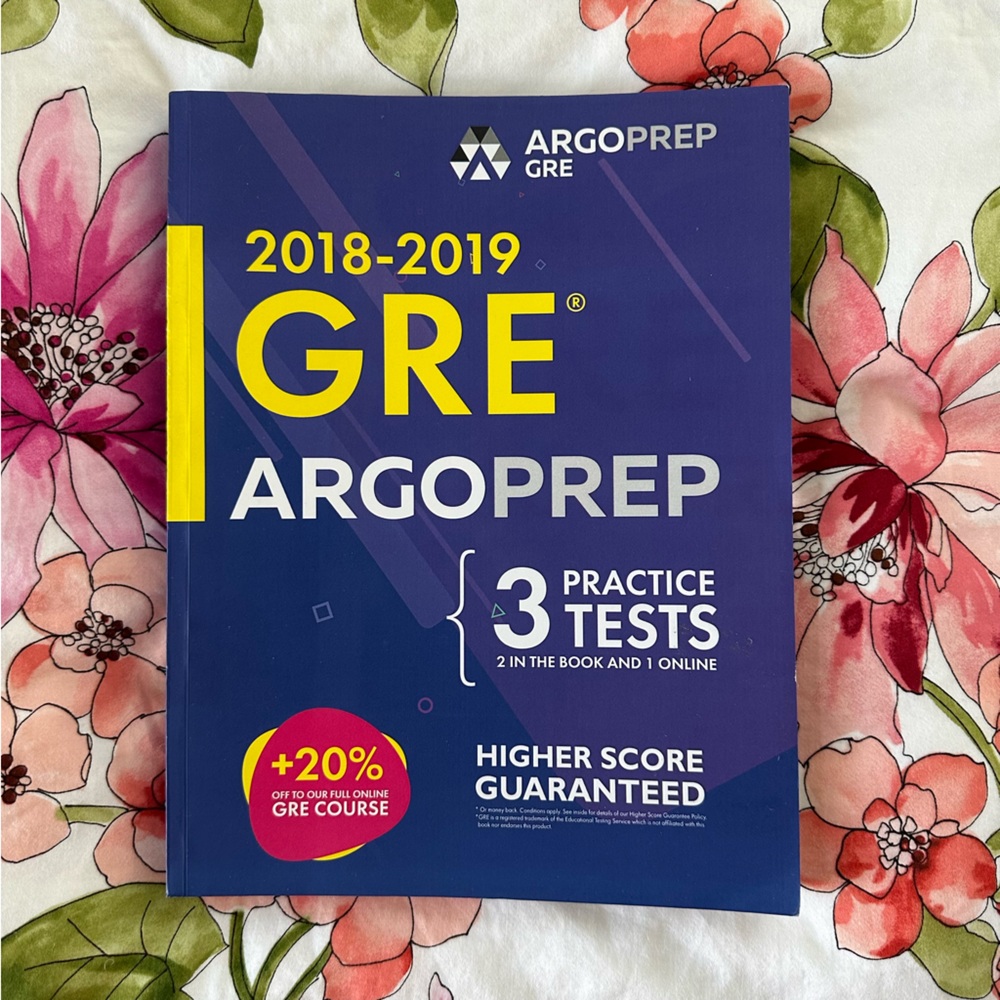 2018-2019 Argoprep GRE Study Book